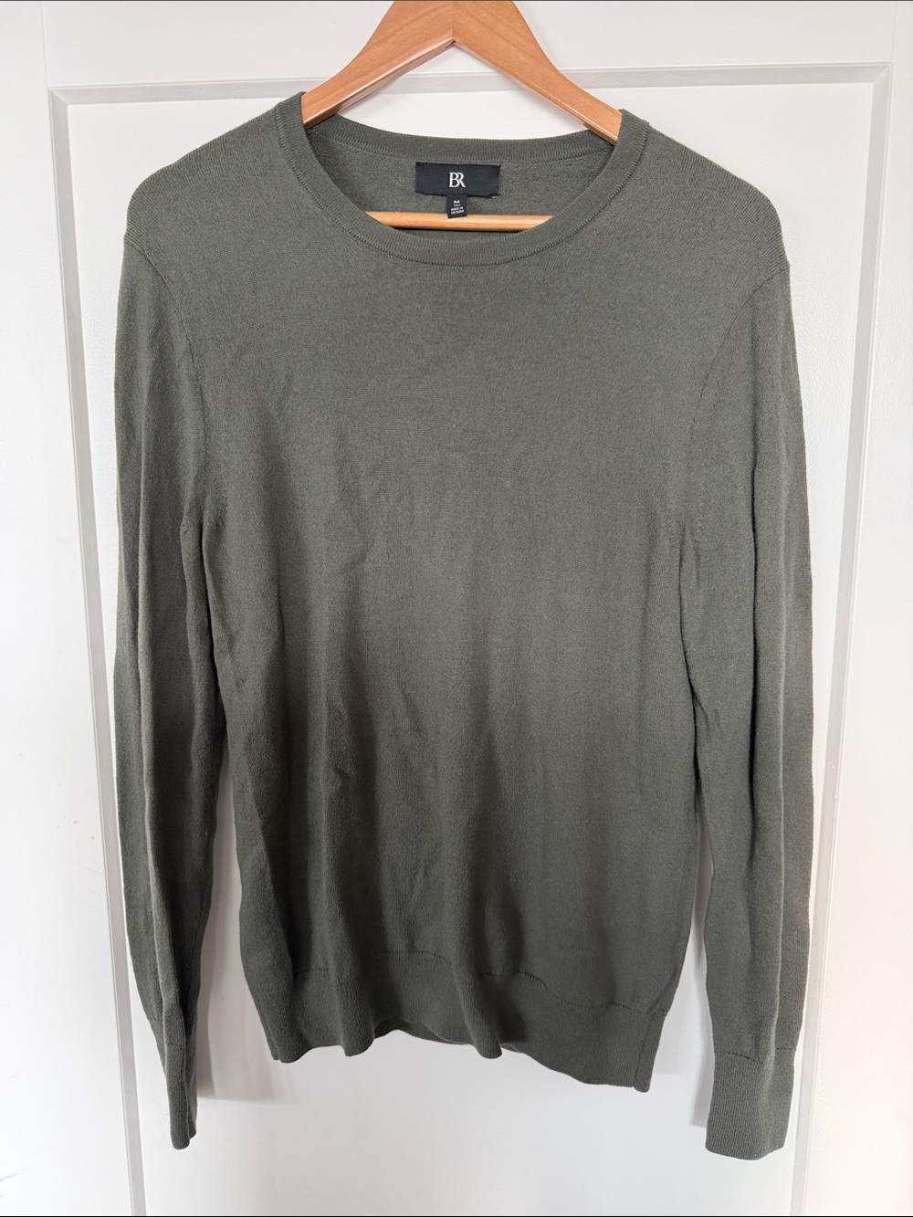 Banana Republic Olive Green Crewneck Sweater